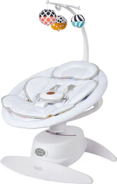 Изображение товара Детский шезлонг Nuovita Degno D1 (белый/дымчато-белый)