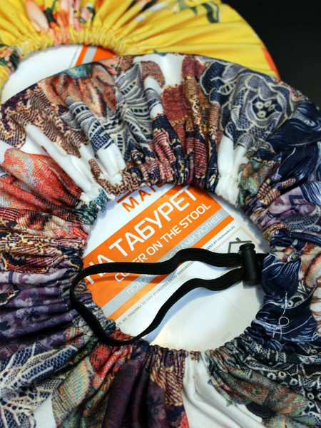 Изображение товара Чехол на табурет MATEX Concept. Line. Зима / 51-725 (синий)