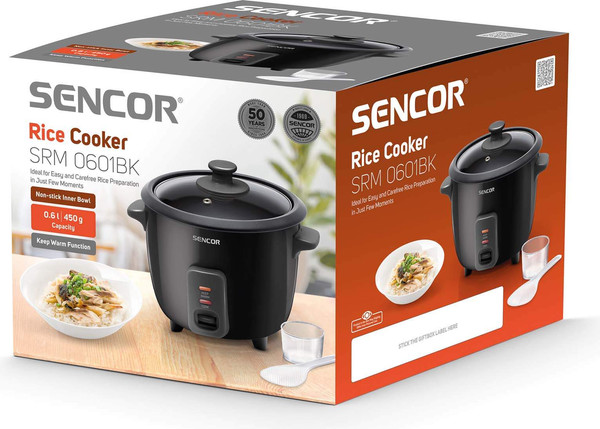 Изображение товара Рисоварка Sencor SRM 0601BK