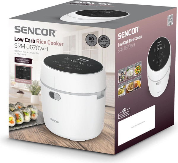 Изображение товара Рисоварка Sencor SRM 0670 WH