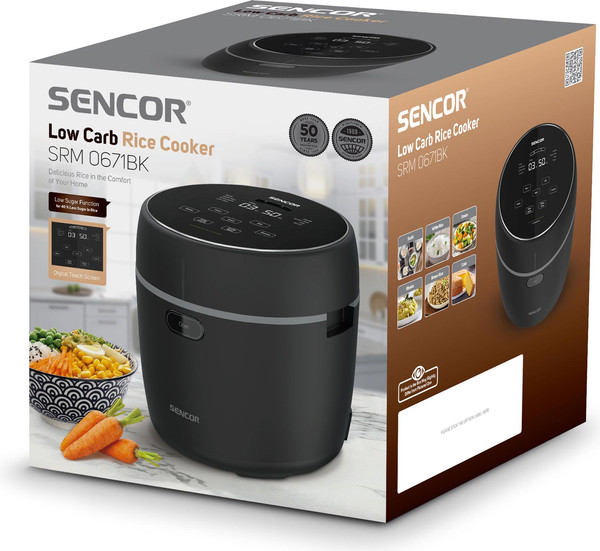Изображение товара Рисоварка Sencor SRM 0671 BK