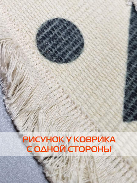 Изображение товара Коврик MATEX Tufted / SLY2323 ( бежевый/черный графит)
