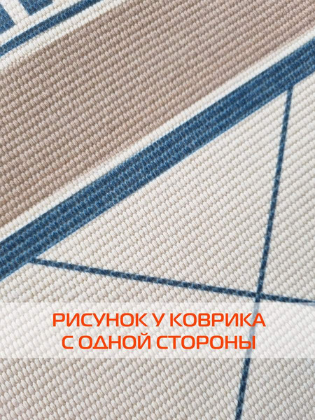 Изображение товара Коврик MATEX Tufted / SLY2302 (бежевый/светло-голубой)