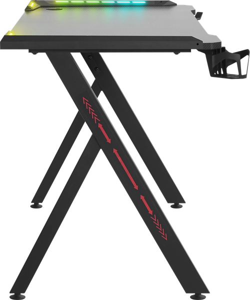 Изображение товара Геймерский стол Defender Extreme RGB / 64307 (черный)