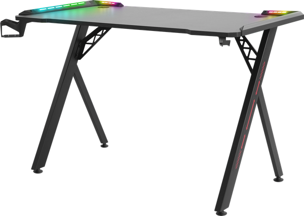 Изображение товара Геймерский стол Defender Extreme RGB / 64307 (черный)
