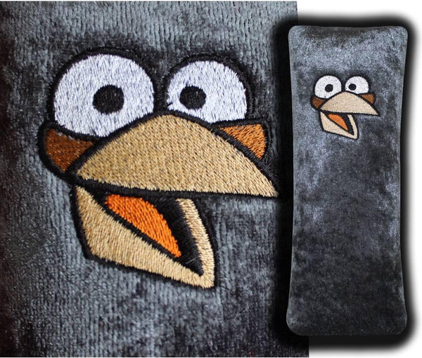 Изображение товара Накладка на ремень безопасности MATEX Birds / 25-153 (темно-серый)