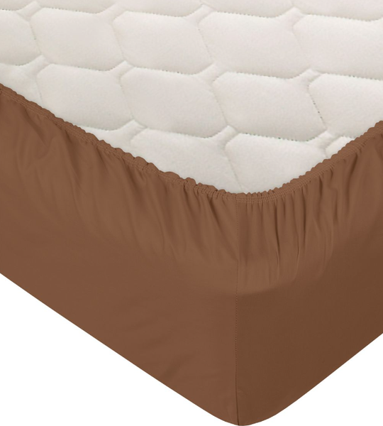 Изображение товара Простыня АртПостель Коричневая на резинке 834_гк (160x200)