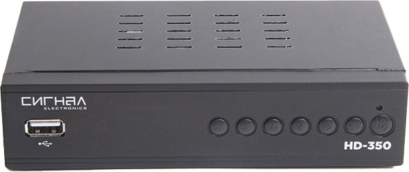 Изображение товара Тюнер цифрового телевидения СИГНАЛ HD-350 (черный)