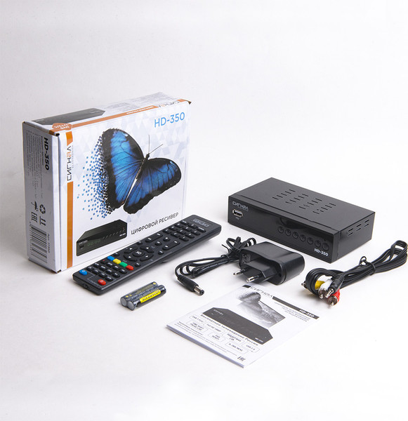 Изображение товара Тюнер цифрового телевидения СИГНАЛ HD-350 (черный)