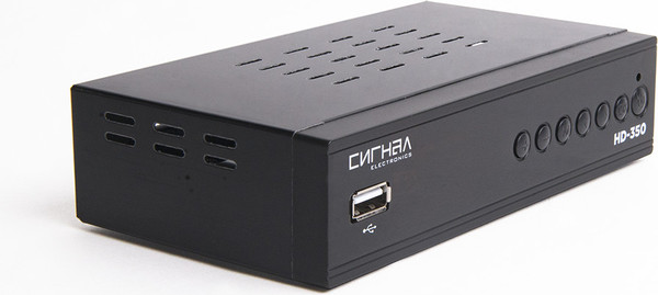 Изображение товара Тюнер цифрового телевидения СИГНАЛ HD-350 (черный)
