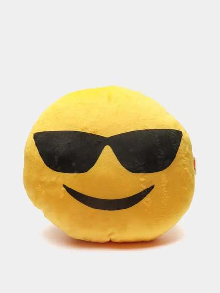 Изображение товара Подушка для автомобиля MATEX Emoji. Smile, Крутой / 26-808 (желтый)