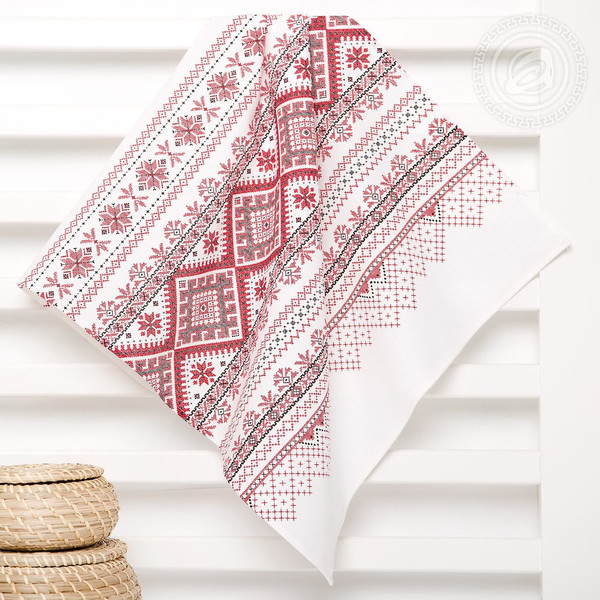 Изображение товара Полотенце АртПостель Каравай из рогожки (50x70)