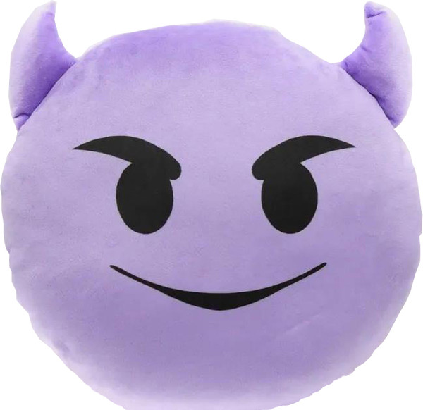 Изображение товара Подушка для автомобиля MATEX Emoji. Smile, Чертенок / 26-839 (фиолетовый)