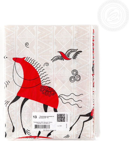 Изображение товара Полотенце АртПостель Былины из рогожки (50x70)