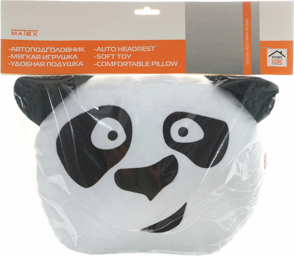 Изображение товара Подушка для автомобиля MATEX Panda. Emoji / 26-853 (белый)