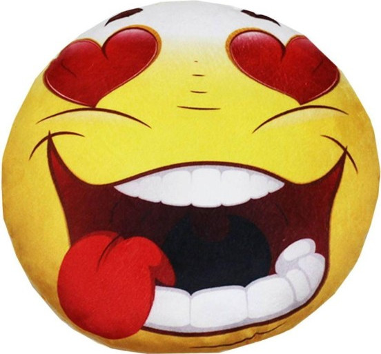 Изображение товара Подушка для автомобиля MATEX Emoji. Страсть / 06-954 (желтый)