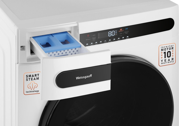 Изображение товара Стирально-сушильная машина Weissgauff WMD 45148 Inverter Steam