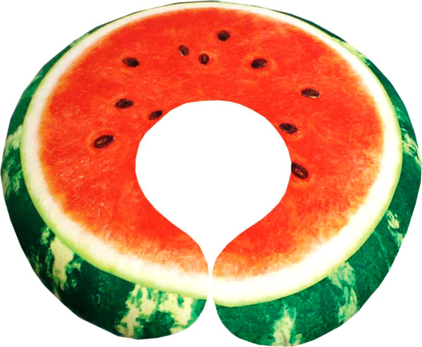 Изображение товара Подушка на шею MATEX Frutis. Арбуз / 27-461 (красный/зеленый.)