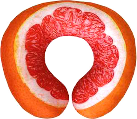 Изображение товара Подушка на шею MATEX Frutis. Грейпфрут / 27-492 (оранжевый)