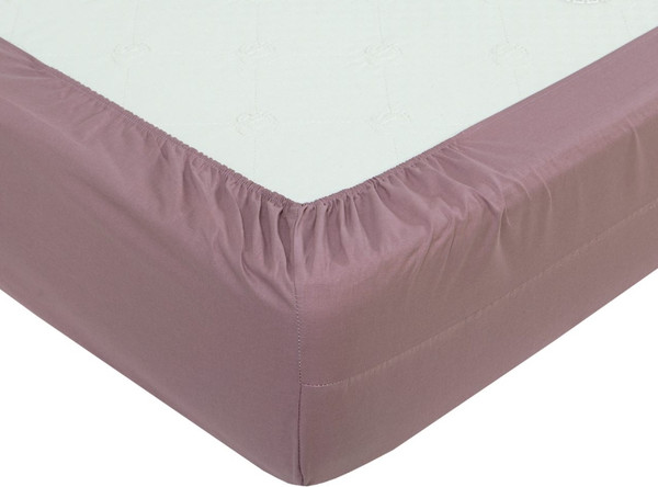 Изображение товара Простыня АртПостель Дымчатая роза на резинке 985 (180x200)