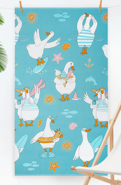 Изображение товара Полотенце АртПостель Вафельное банное Морячок (80x150)