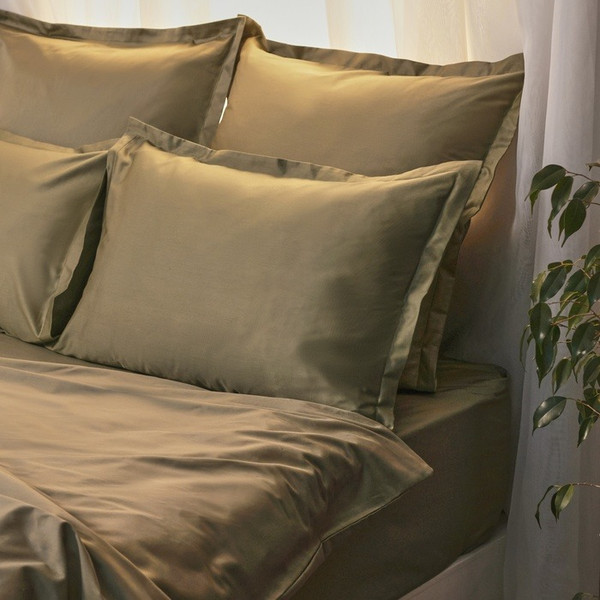 Изображение товара Простыня Sima-Land Home Олива 140x200 на резинке / 10217115