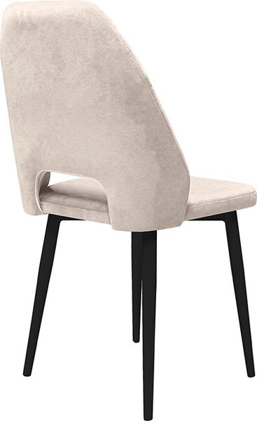 Изображение товара Стул ТриЯ Капри конус Т2 исп.2 (черный муар/велюр бежевый)