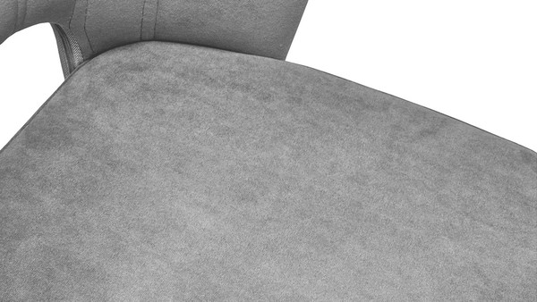 Изображение товара Стул ТриЯ Капри конус Т2 исп.2 (черный муар/велюр серый)