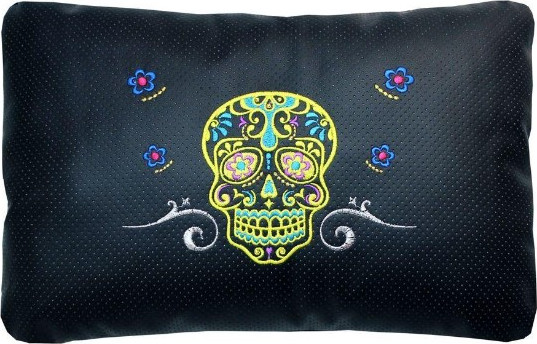 Изображение товара Подушка для автомобиля MATEX Черепа / 27-683 (желтый)