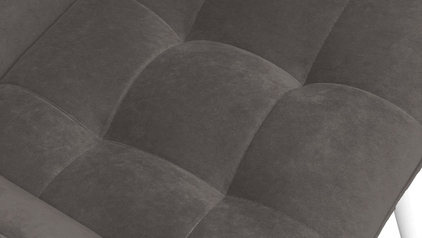 Изображение товара Стул ТриЯ Шато конус Т2 (белый муар/велюр серо-коричневый)