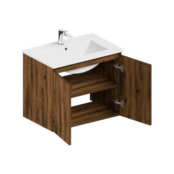 Изображение товара Тумба с умывальником ЗОВ Монови 70 / M70LA0LA-OL70 (аттик)