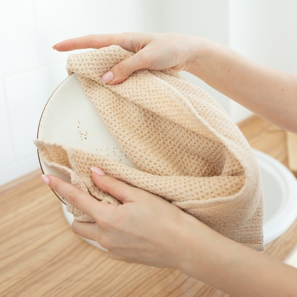 Изображение товара Полотенце Sima-Land Home Linen 38x65 / 10265901 (бежевый)