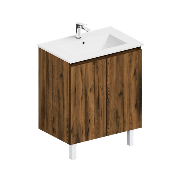 Изображение товара Тумба с умывальником ЗОВ Монови 70 / M70LA0LAS-OL70 (аттик)