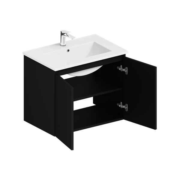 Изображение товара Тумба с умывальником ЗОВ Монови 70 / M70LG0LG-OL70 (антрацит)