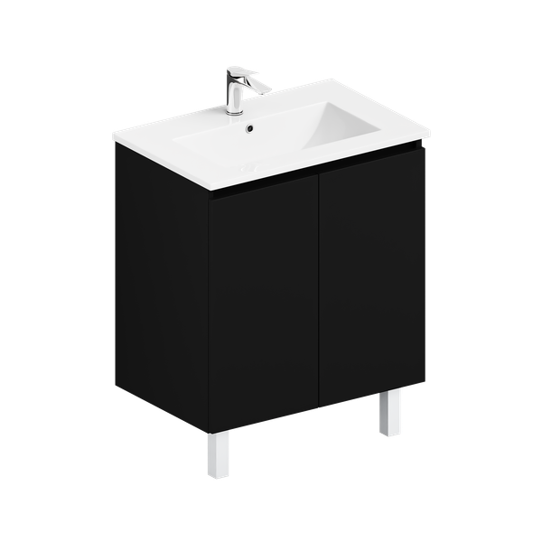 Изображение товара Тумба с умывальником ЗОВ Монови 70 / M70LG0LGS-OL70 (антрацит)