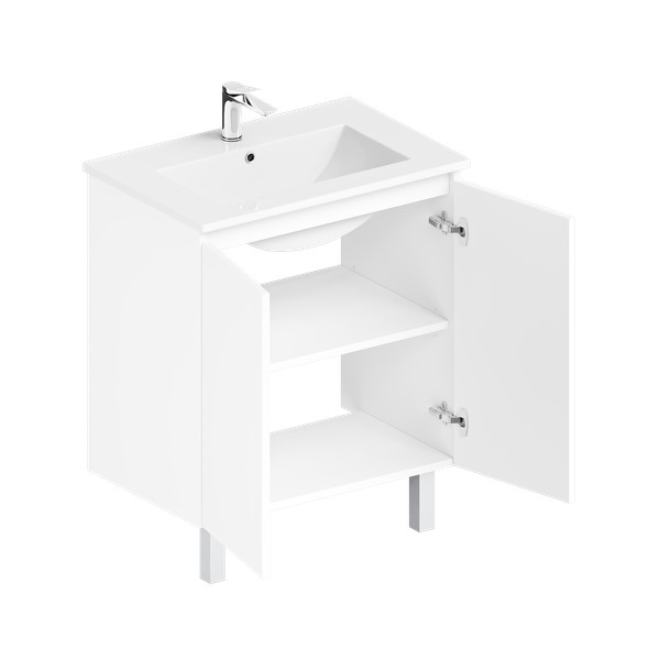 Изображение товара Тумба с умывальником ЗОВ Монови 70 / M70LW0LWS-OL70 (белый)