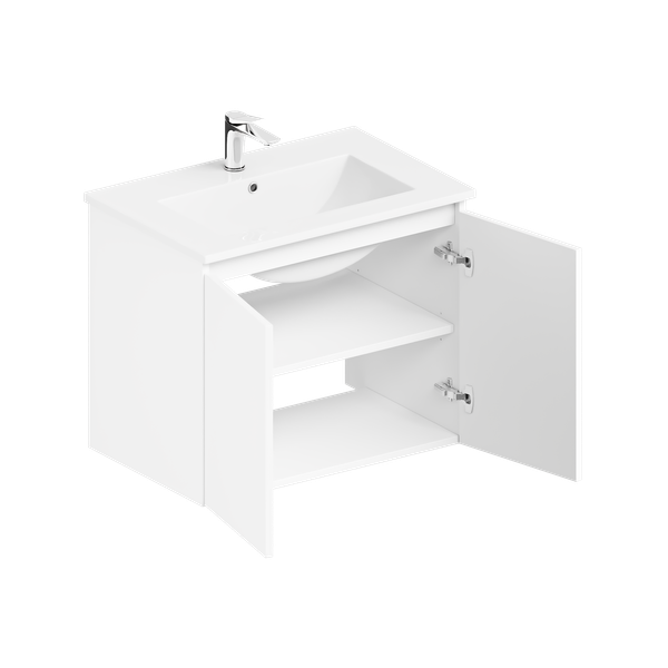 Изображение товара Тумба с умывальником ЗОВ Монови 70 / M70LW0LW-OL70 (белый)