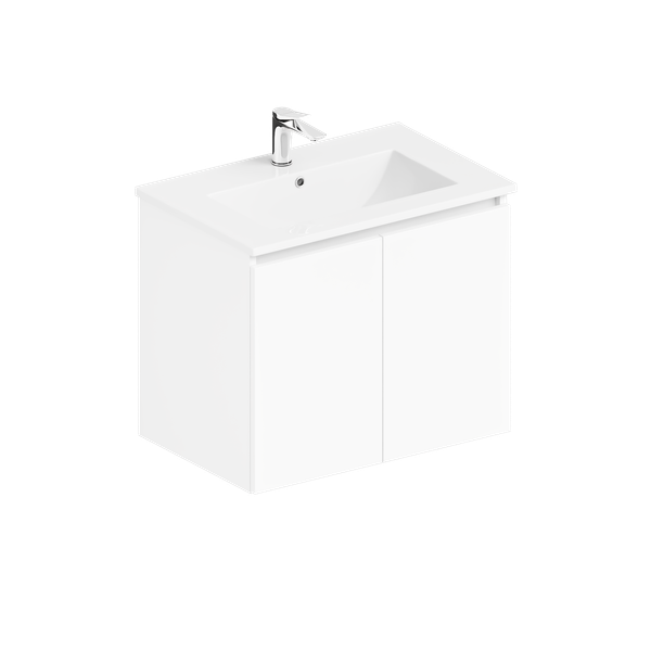 Изображение товара Тумба с умывальником ЗОВ Монови 70 / M70LW0LW-OL70 (белый)