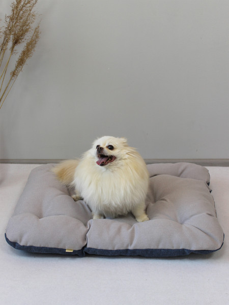 Изображение товара Матрас для животных MATEX Haga. Pet / 55-792 (светло-серый/темно-синий)