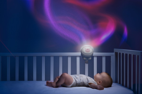 Изображение товара Ночник Chicco Полярный мишка Проектор / 00011558100000 (розовый)