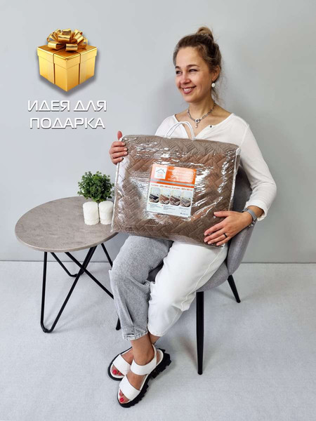 Изображение товара Комплект накидок на диван MATEX Дивандек / 64-459 (серо-коричневый, 3шт)