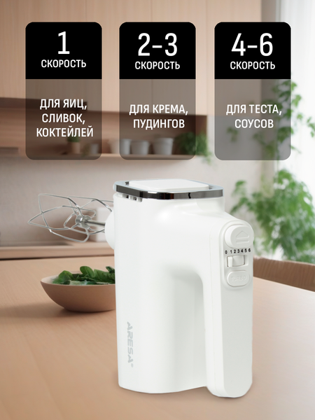 Изображение товара Миксер стационарный съемный Aresa AR-1914