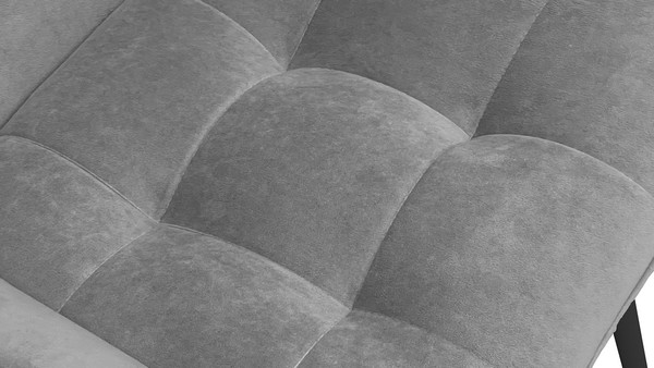 Изображение товара Стул ТриЯ Шато конус Т2 (черный муар/велюр серый)