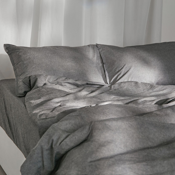 Изображение товара Простыня Sima-Land Home Деним 245x260 / 10245444 (темно-серый)