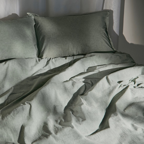 Изображение товара Простыня Sima-Land Home Деним 245x280 / 10245498 (оливковый)