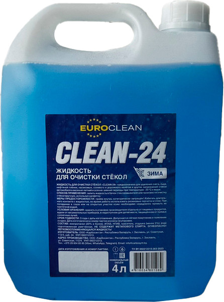Изображение товара Жидкость стеклоомывающая Carbosyntech Clean 24 / 58193 (4л)