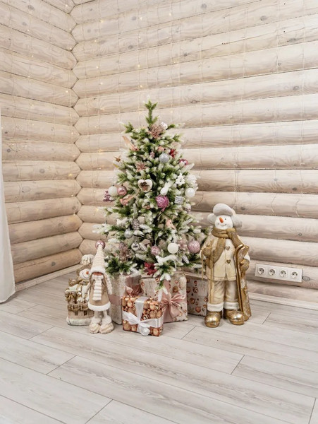 Изображение товара Ель искусственная National Tree Company Форест / ФОР/зл-бел-130 (130см)