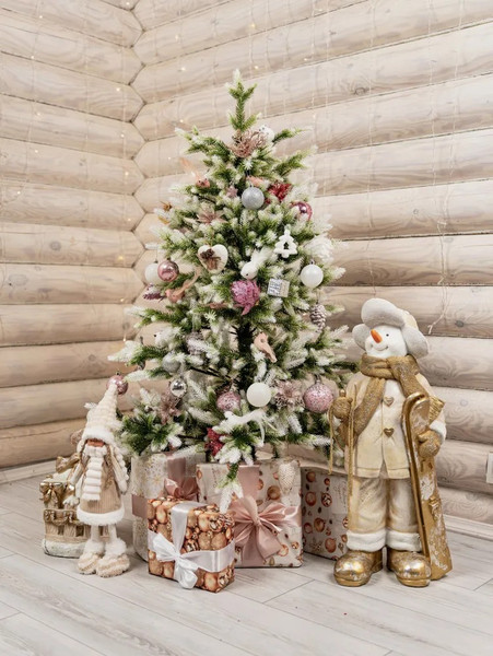 Изображение товара Ель искусственная National Tree Company Форест / ФОР/зл-бел-130 (130см)