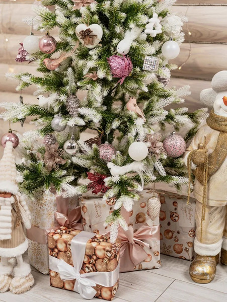 Изображение товара Ель искусственная National Tree Company Форест / ФОР/зл-бел-130 (130см)