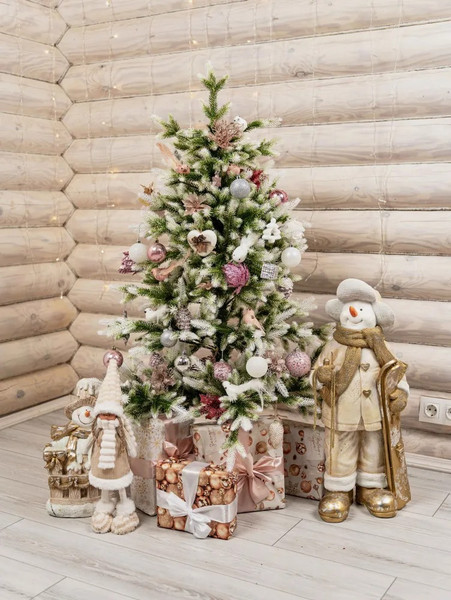 Изображение товара Ель искусственная National Tree Company Форест / ФОР/зл-бел-130 (130см)